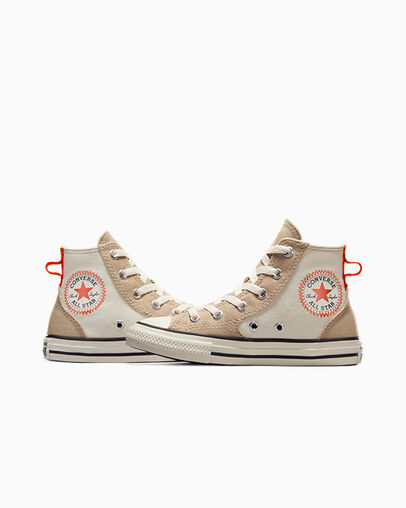 Converse Chuck Taylor All Star Kids' Canvas Shoes Beige / Orange NZ | C-30619759