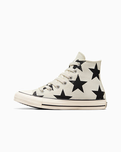 Converse Chuck Taylor All Star Large Stars Women Sneakers White NZ | C-12367589