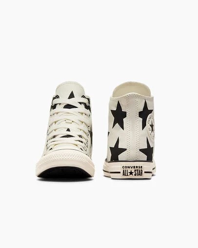 Converse Chuck Taylor All Star Large Stars Women Sneakers White NZ | C-12367589