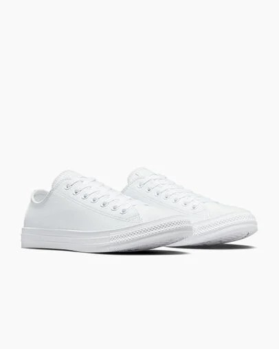 Converse Chuck Taylor All Star Leather Men Tennis Shoes White NZ | C-23704659