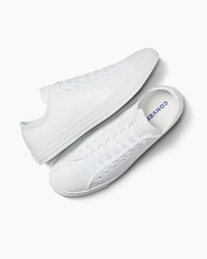 Converse Chuck Taylor All Star Leather Men Tennis Shoes White NZ | C-23704659