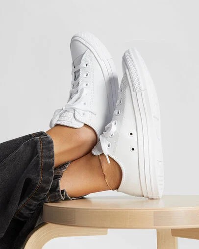 Converse Chuck Taylor All Star Leather Men Tennis Shoes White NZ | C-23704659