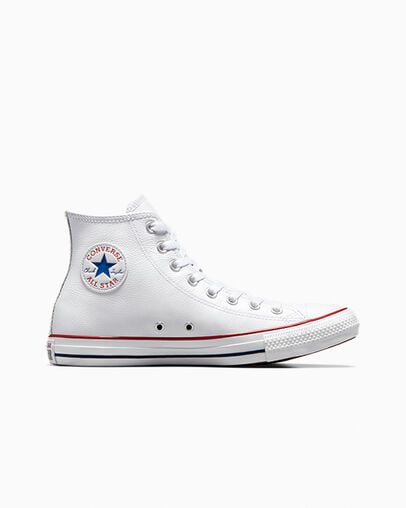 Converse Chuck Taylor All Star Leather Men Sneakers White NZ | C-92375189
