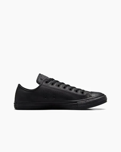 Converse Chuck Taylor All Star Leather Men Tennis Shoes Black NZ | C-45910389