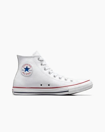 Converse Chuck Taylor All Star Leather Women Sneakers White NZ | C-41596289