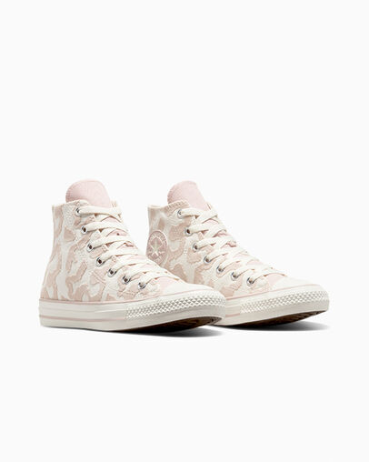 Converse Chuck Taylor All Star Leopard Kids' Sneakers White / Grey NZ | C-60184329