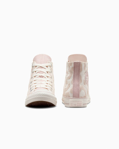Converse Chuck Taylor All Star Leopard Kids' Sneakers White / Grey NZ | C-60184329