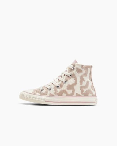 Converse Chuck Taylor All Star Leopard Kids' Sneakers White / Grey NZ | C-72490589