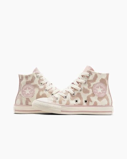 Converse Chuck Taylor All Star Leopard Kids' Sneakers White / Grey NZ | C-72490589