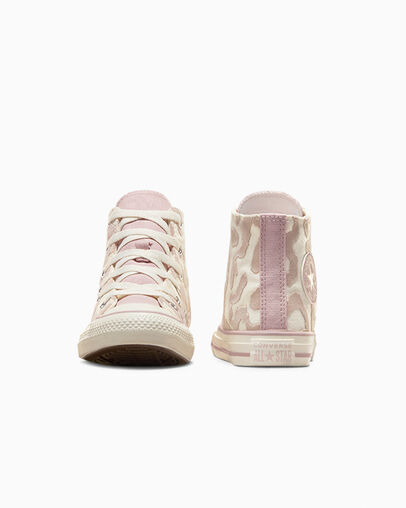 Converse Chuck Taylor All Star Leopard Kids' Sneakers White / Grey NZ | C-72490589