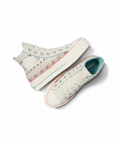 Converse Chuck Taylor All Star Lift Day Of The Dead Women Sneakers Multicolor NZ | C-94251679