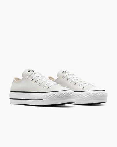 Converse Chuck Taylor All Star Lift Platform Women Canvas Shoes Grey / White / Black NZ | C-47891329