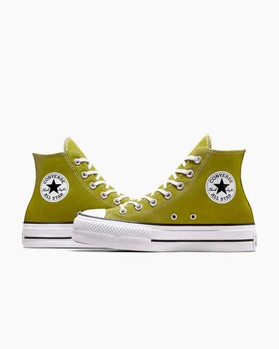 Converse Chuck Taylor All Star Lift Platform Women Canvas Shoes White / Black NZ | C-95147069
