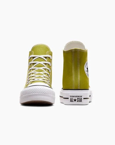 Converse Chuck Taylor All Star Lift Platform Women Canvas Shoes White / Black NZ | C-95147069