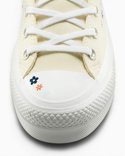 Converse Chuck Taylor All Star Lift Women Platform Shoes Light Beige / White / Coral NZ | C-87906259