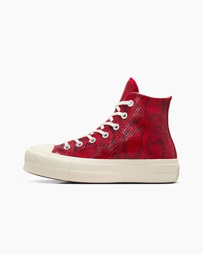 Converse Chuck Taylor All Star Lift Women Platform Shoes Red NZ | C-01436289