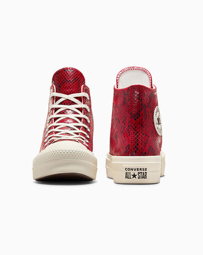Converse Chuck Taylor All Star Lift Women Platform Shoes Red NZ | C-01436289