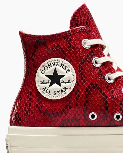 Converse Chuck Taylor All Star Lift Women Platform Shoes Red NZ | C-01436289