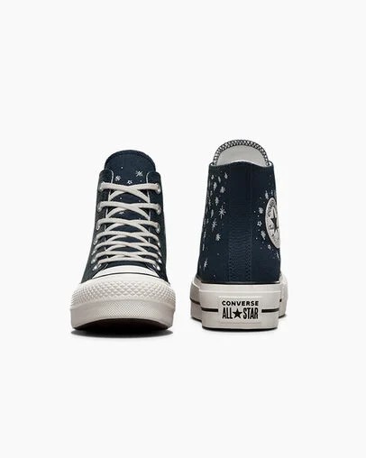 Converse Chuck Taylor All Star Lift Women Platform Shoes Blue NZ | C-08264979