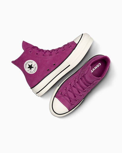 Converse Chuck Taylor All Star Lift Women Platform Shoes Purple / Black NZ | C-10342979