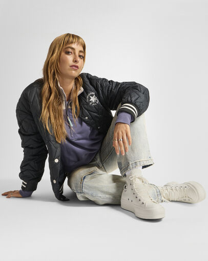 Converse Chuck Taylor All Star Lift Women Platform Shoes White / Black NZ | C-98715049