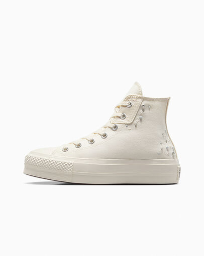 Converse Chuck Taylor All Star Lift Women Platform Shoes White / Black NZ | C-98715049