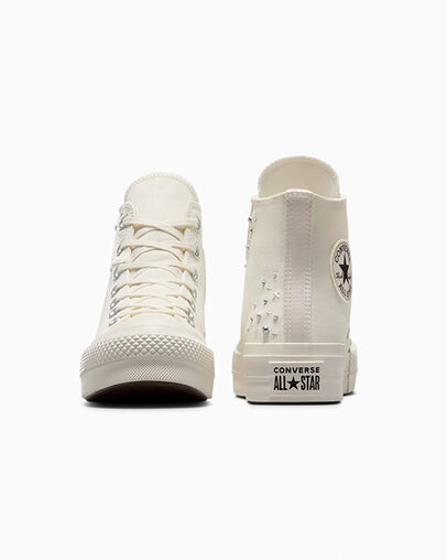 Converse Chuck Taylor All Star Lift Women Platform Shoes White / Black NZ | C-98715049