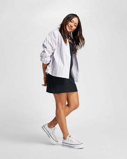 Converse Chuck Taylor All Star Lift Women Platform Shoes White / Black NZ | C-43607899