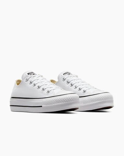 Converse Chuck Taylor All Star Lift Women Platform Shoes White / Black NZ | C-43607899