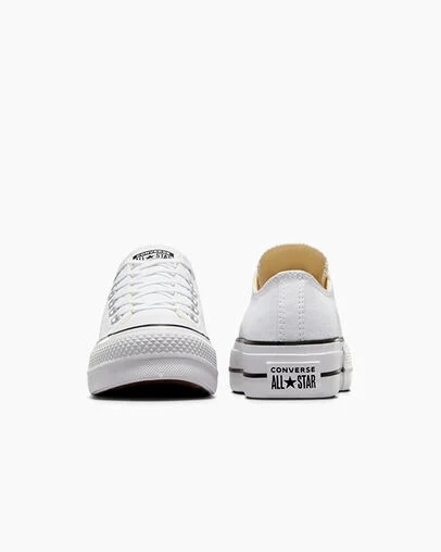 Converse Chuck Taylor All Star Lift Women Platform Shoes White / Black NZ | C-43607899
