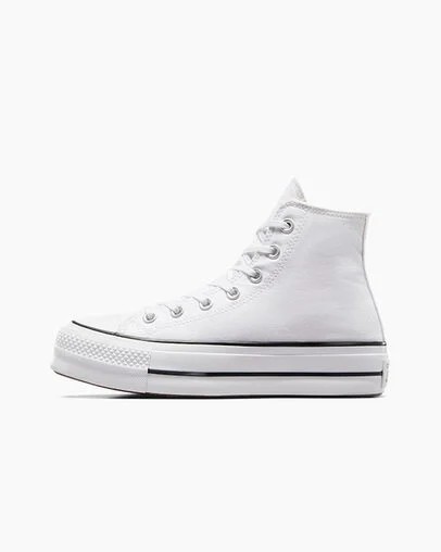 Converse Chuck Taylor All Star Lift Women Platform Shoes White / Black NZ | C-18302579