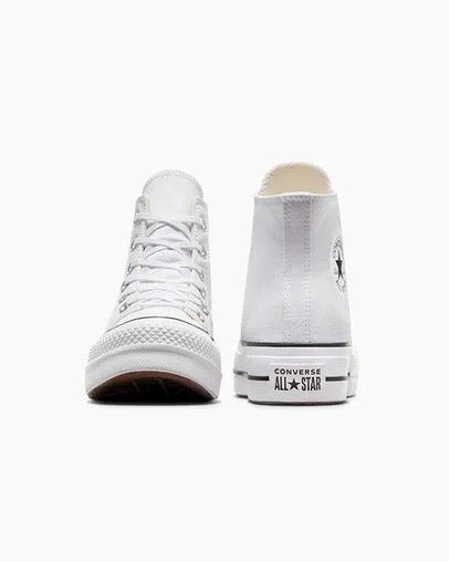 Converse Chuck Taylor All Star Lift Women Platform Shoes White / Black NZ | C-18302579