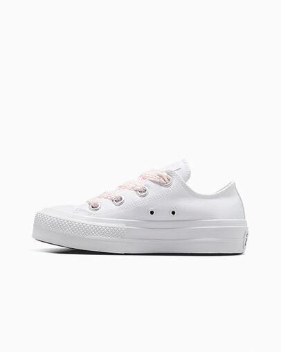 Converse Chuck Taylor All Star Lift Women Platform Shoes White / Pink NZ | C-19025839
