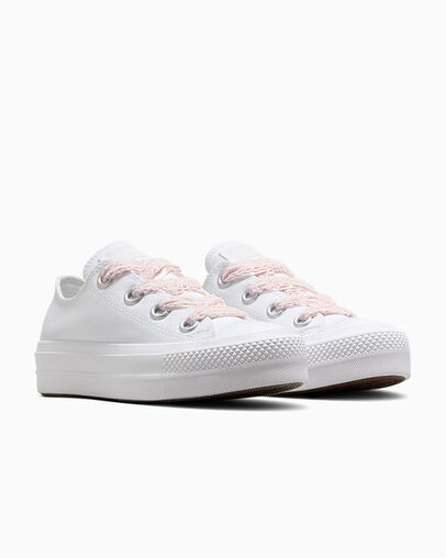 Converse Chuck Taylor All Star Lift Women Platform Shoes White / Pink NZ | C-19025839