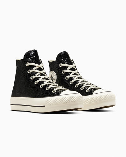 Converse Chuck Taylor All Star Lift Women Platform Shoes Black NZ | C-28953079