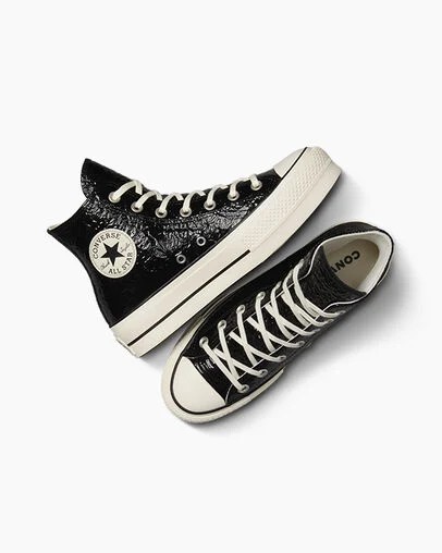 Converse Chuck Taylor All Star Lift Women Platform Shoes Black NZ | C-28953079