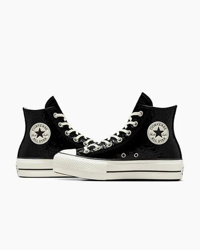 Converse Chuck Taylor All Star Lift Women Platform Shoes Black NZ | C-28953079