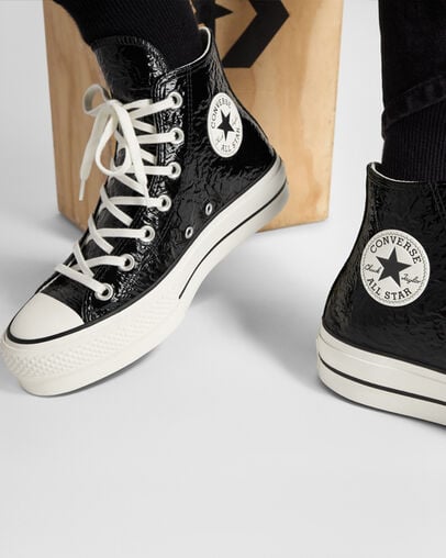 Converse Chuck Taylor All Star Lift Women Platform Shoes Black NZ | C-28953079