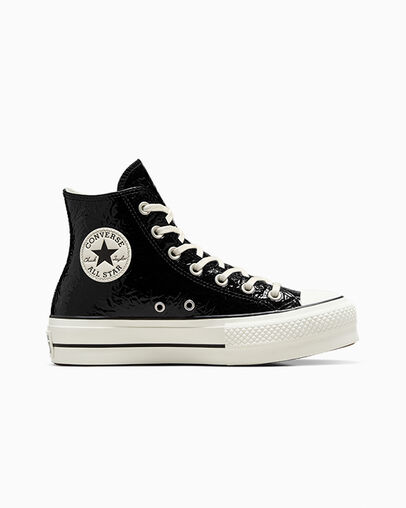 Converse Chuck Taylor All Star Lift Women Platform Shoes Black NZ | C-28953079