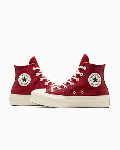 Converse Chuck Taylor All Star Lift Women Platform Shoes Red NZ | C-98625439