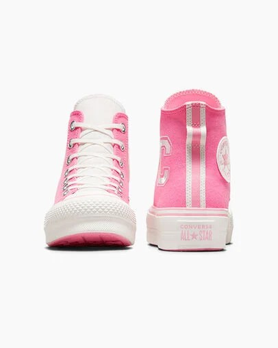 Converse Chuck Taylor All Star Lift Women Platform Shoes Pink / Pink NZ | C-89206759