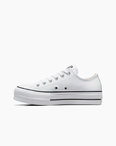 Converse Chuck Taylor All Star Lift Women Platform Shoes White / Black NZ | C-85796249