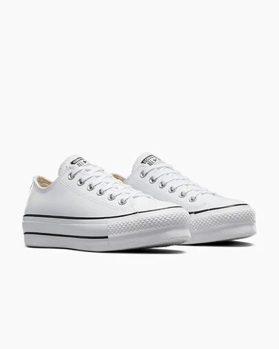 Converse Chuck Taylor All Star Lift Women Platform Shoes White / Black NZ | C-85796249