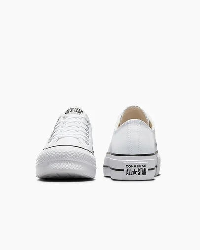 Converse Chuck Taylor All Star Lift Women Platform Shoes White / Black NZ | C-85796249