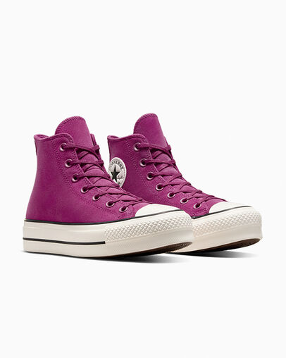 Converse Chuck Taylor All Star Lift Women Platform Shoes Purple / Black NZ | C-86974039