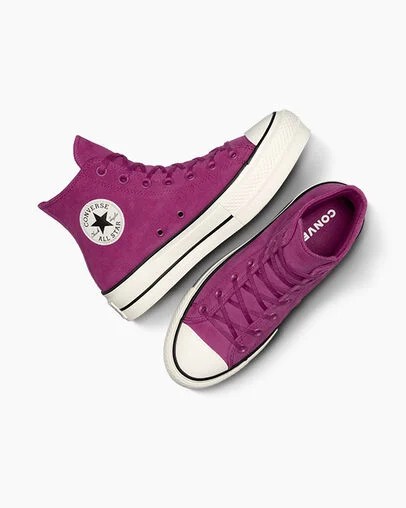 Converse Chuck Taylor All Star Lift Women Platform Shoes Purple / Black NZ | C-86974039