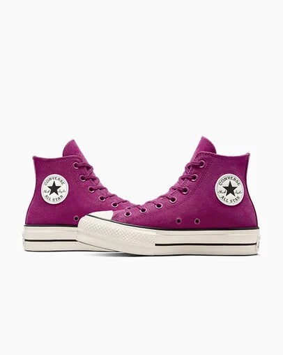 Converse Chuck Taylor All Star Lift Women Platform Shoes Purple / Black NZ | C-86974039