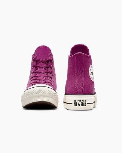 Converse Chuck Taylor All Star Lift Women Platform Shoes Purple / Black NZ | C-86974039