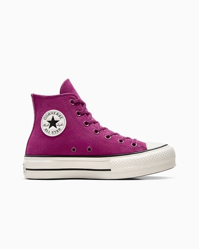 Converse Chuck Taylor All Star Lift Women Platform Shoes Purple / Black NZ | C-86974039