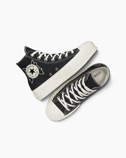 Converse Chuck Taylor All Star Lift Women Platform Shoes Black NZ | C-47695289